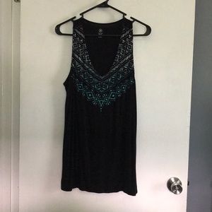 Gaiam long yoga tank top exercise